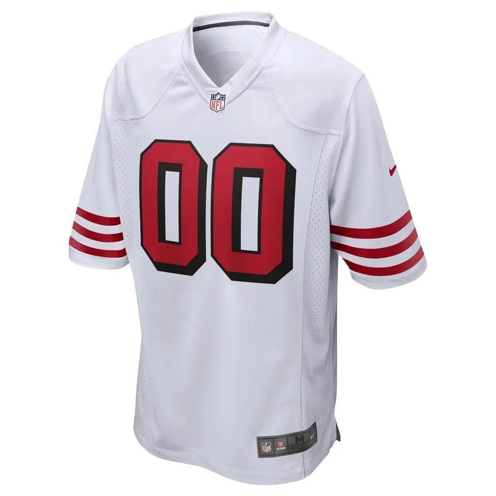 San Francisco 49ers away white jersey front