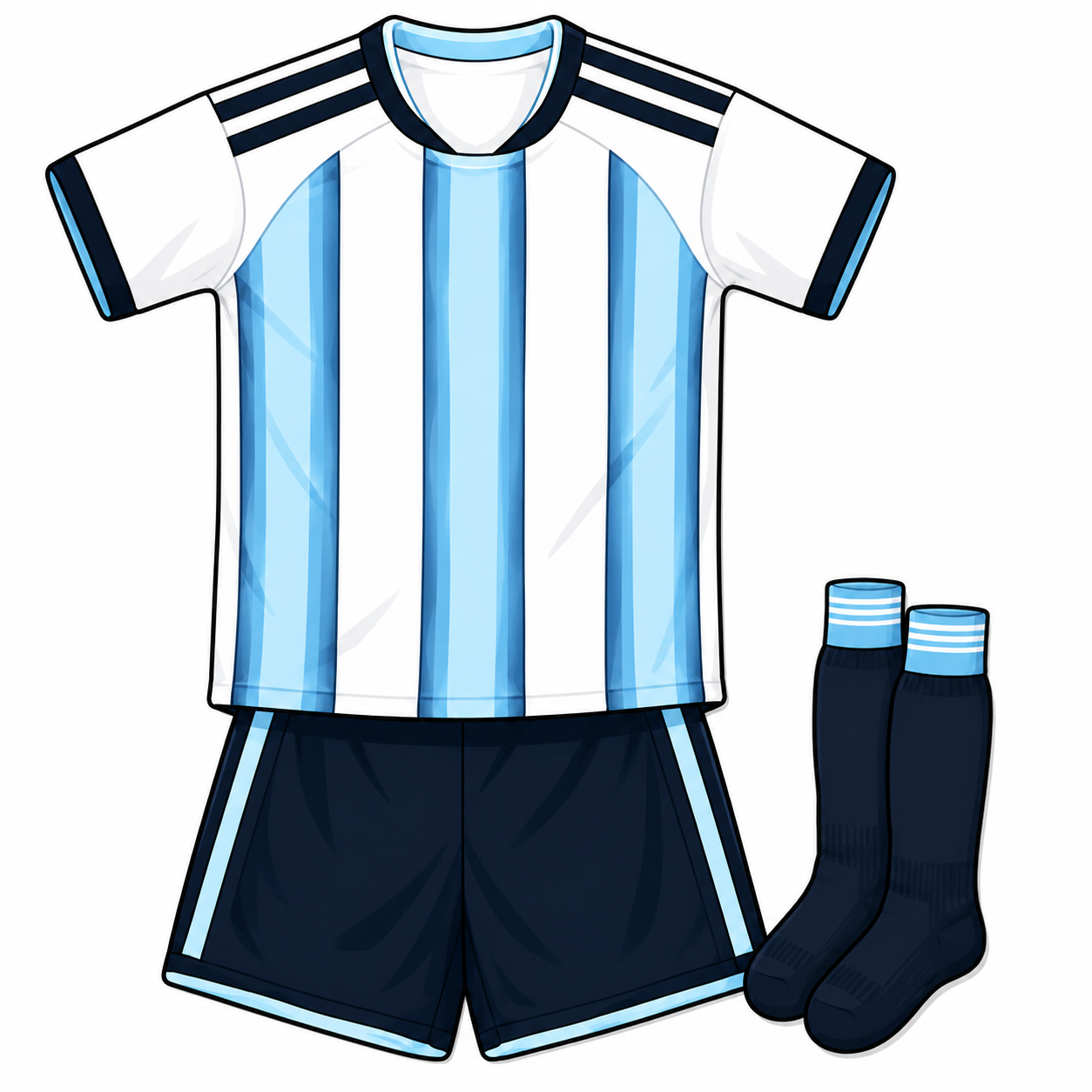 Argentina LM Home/Away Kids Shirt