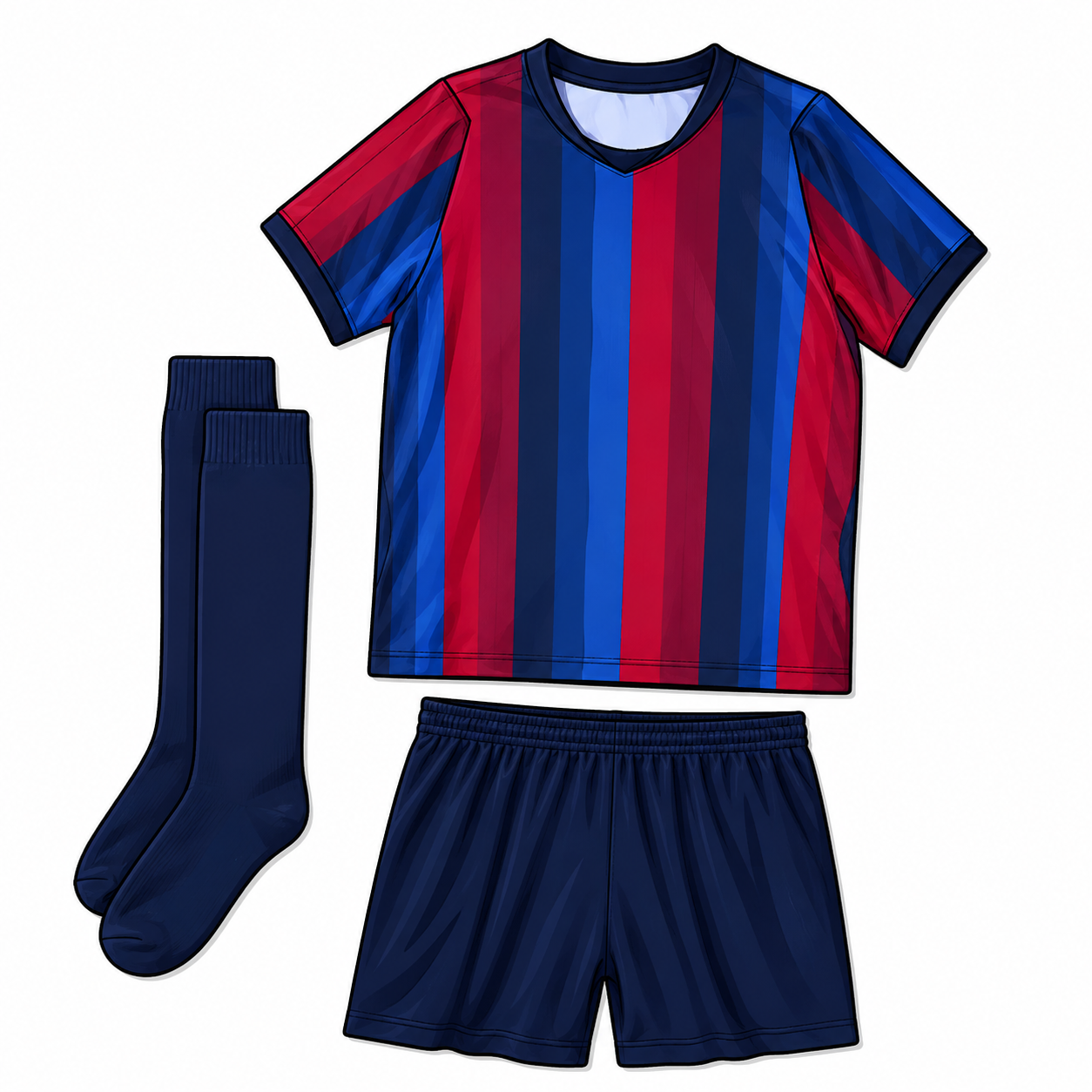 Barca Kids Home Football Kit 2026/27