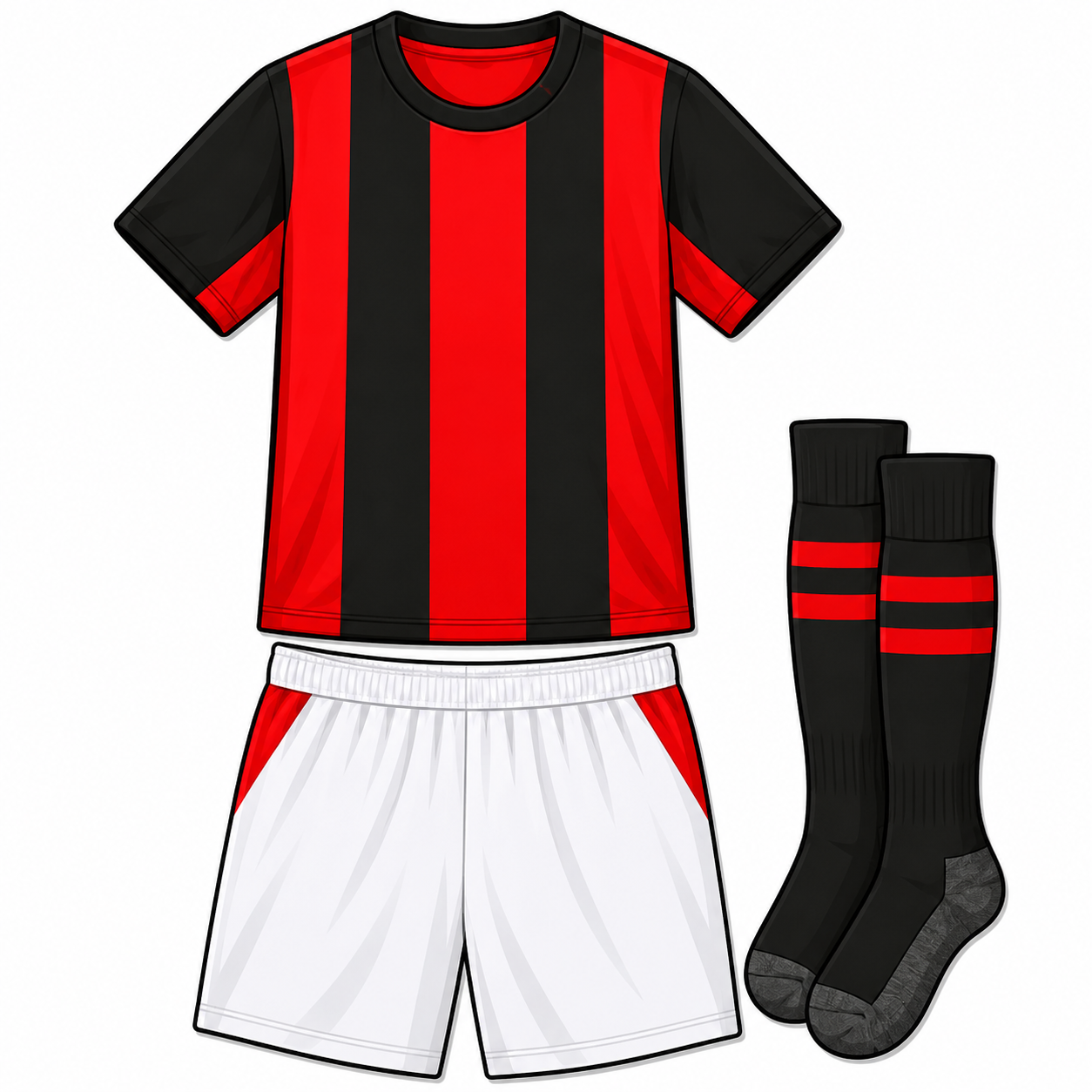 AC Milan Kids Home Football Kit 2026/27