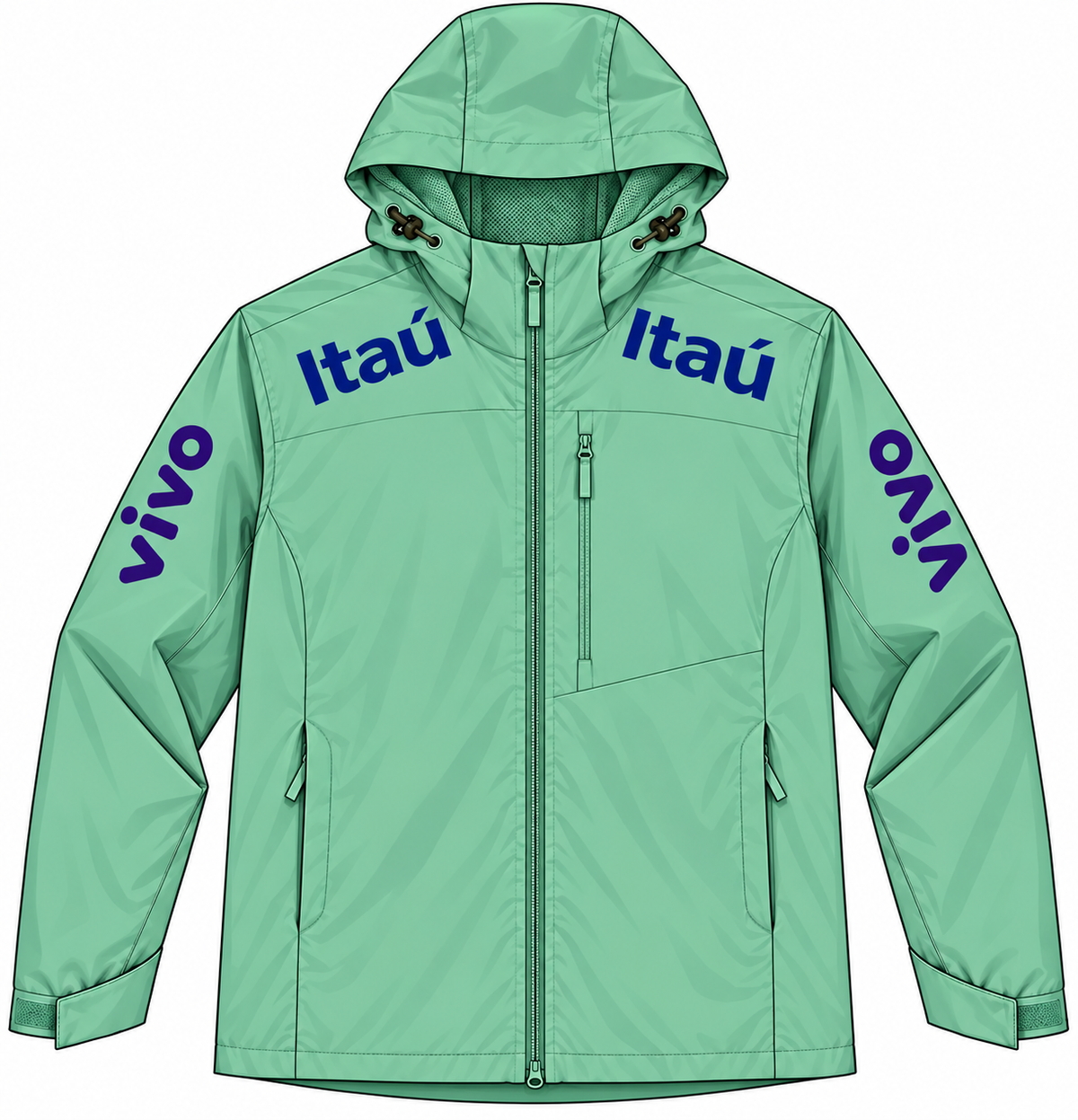 Brazil Green Windbreaker Jacket 25/26