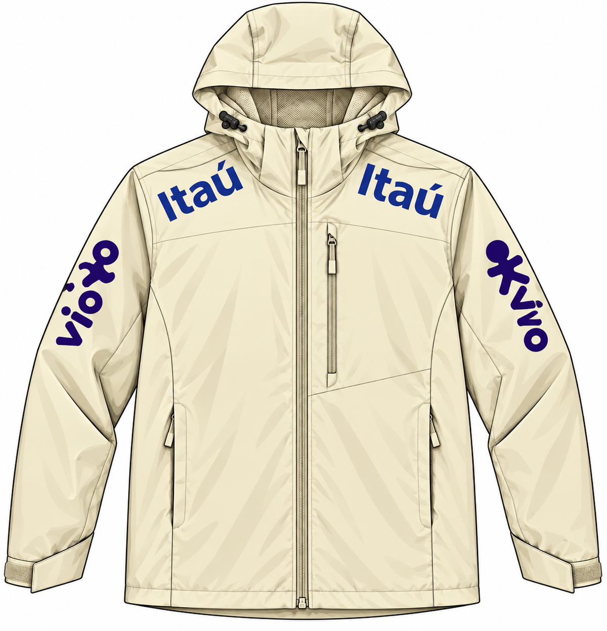 Brazil Cream Hooded Track Jacket 25/26