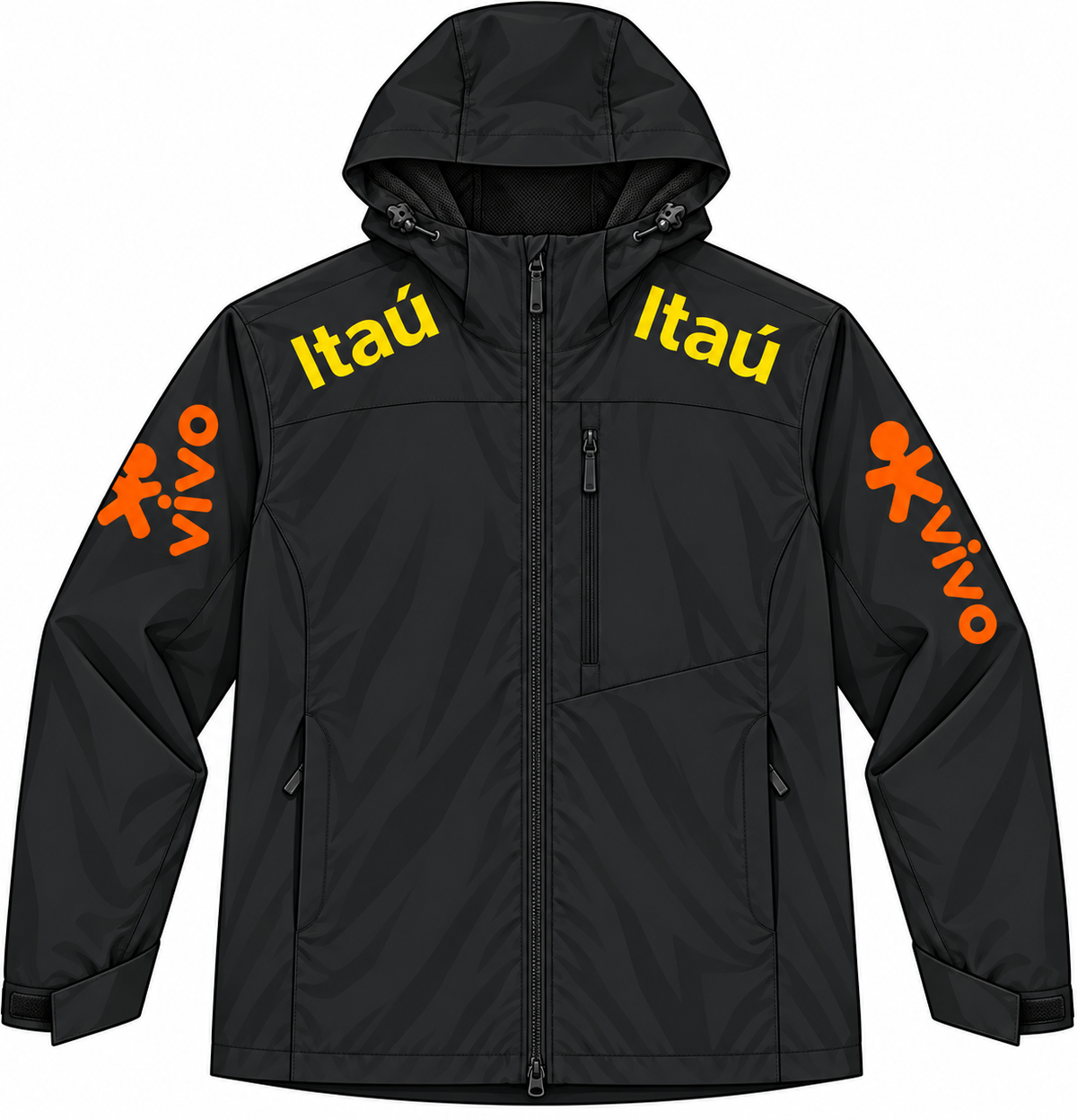 Brazil Black Hooded Track Jacket 25/26
