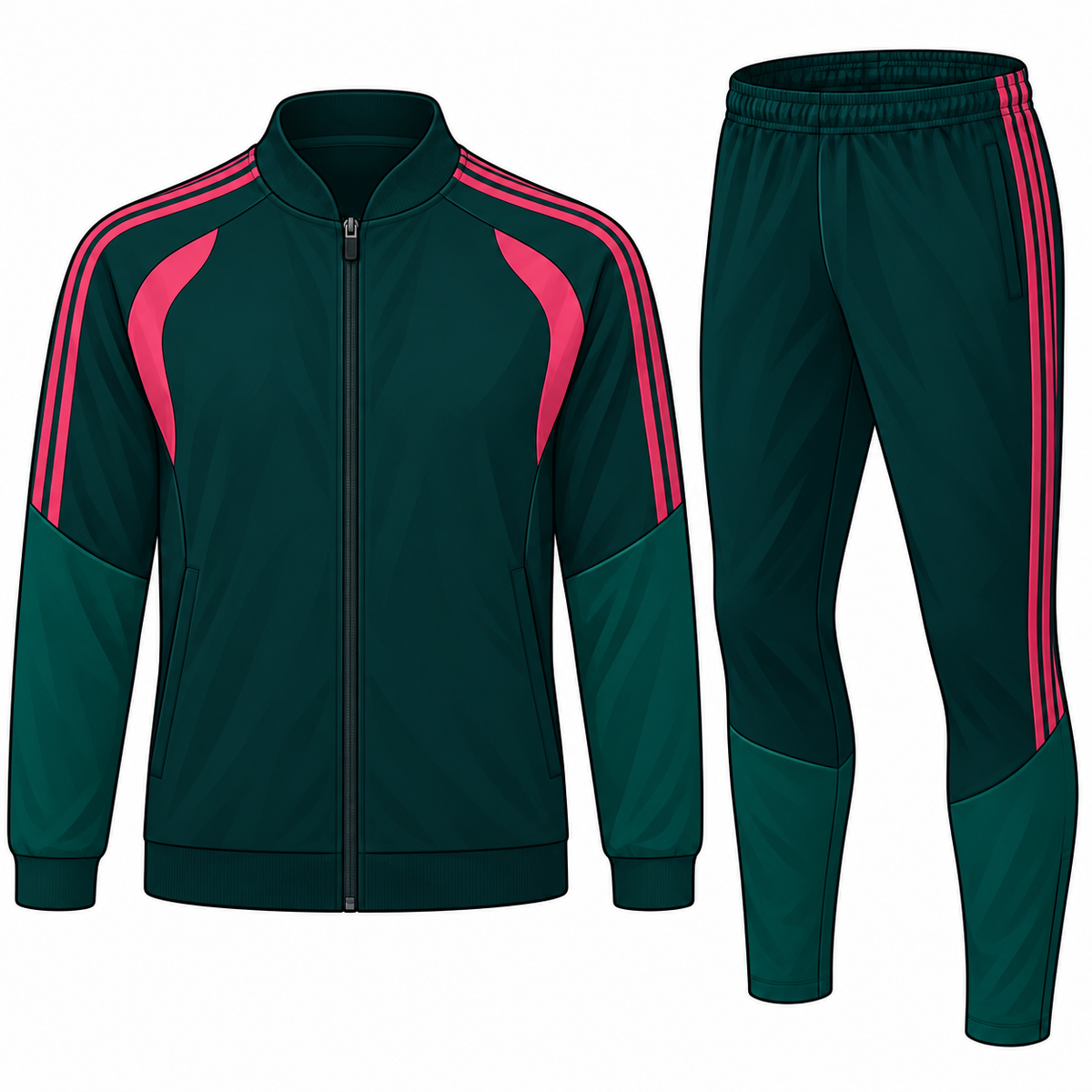 Real Madrid Green Full-Zip Tracksuit 25/26