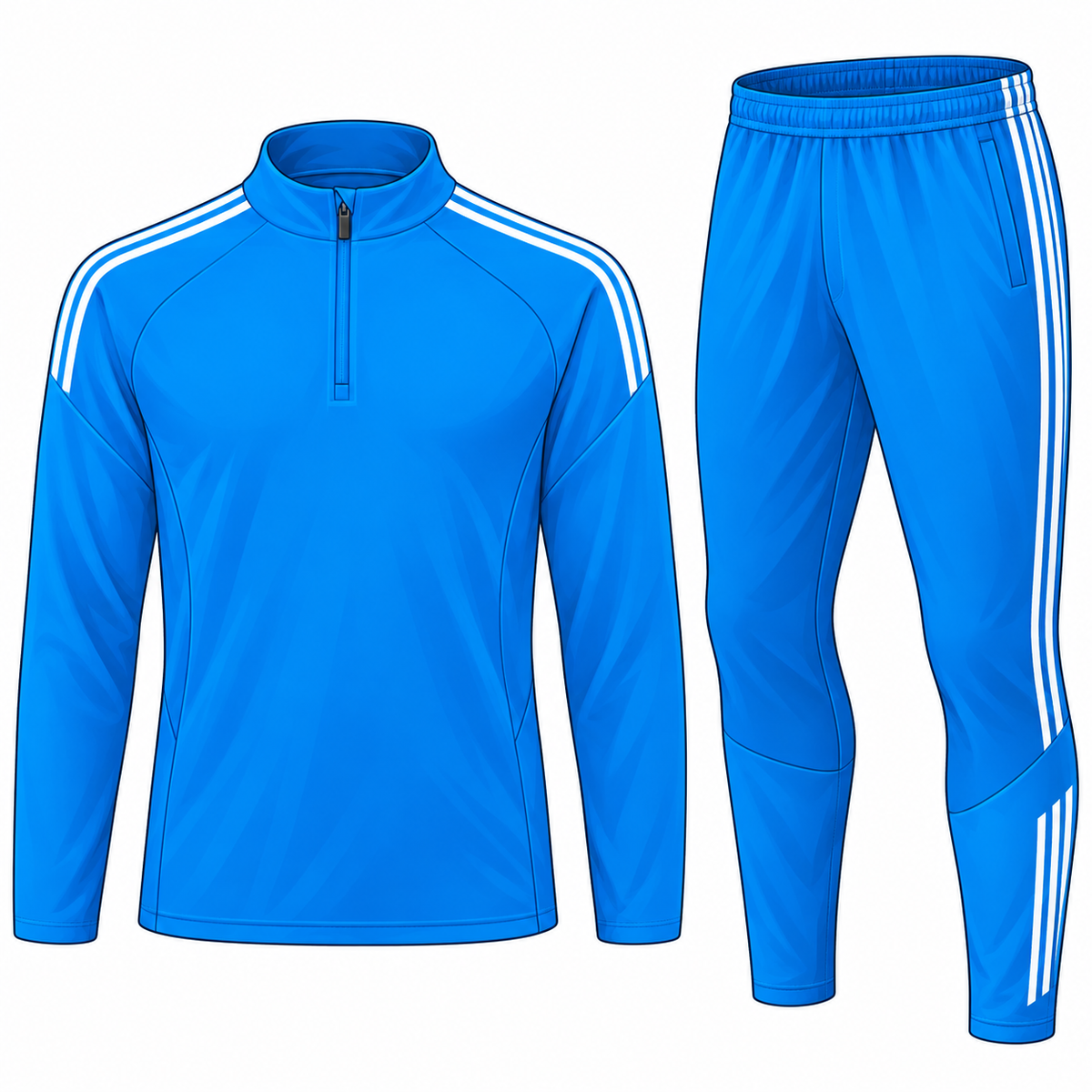 Real Madrid Blue Training Tracksuit 25/26