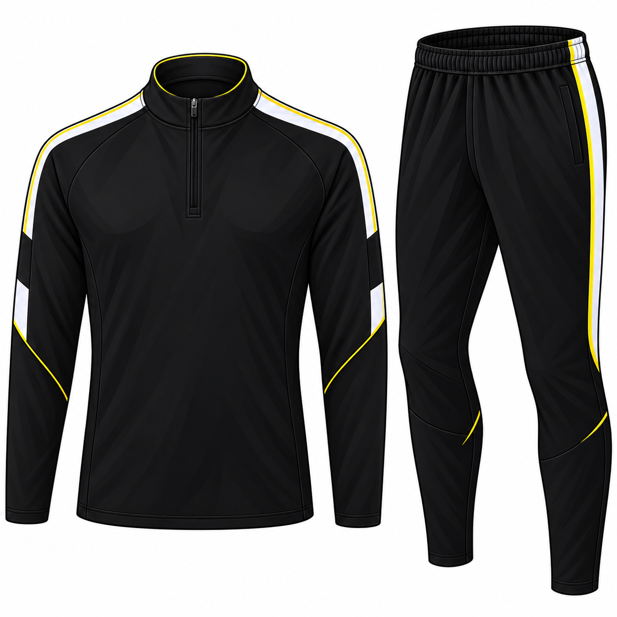 Chelsea Black & Yellow Training Tracksuit 25/26