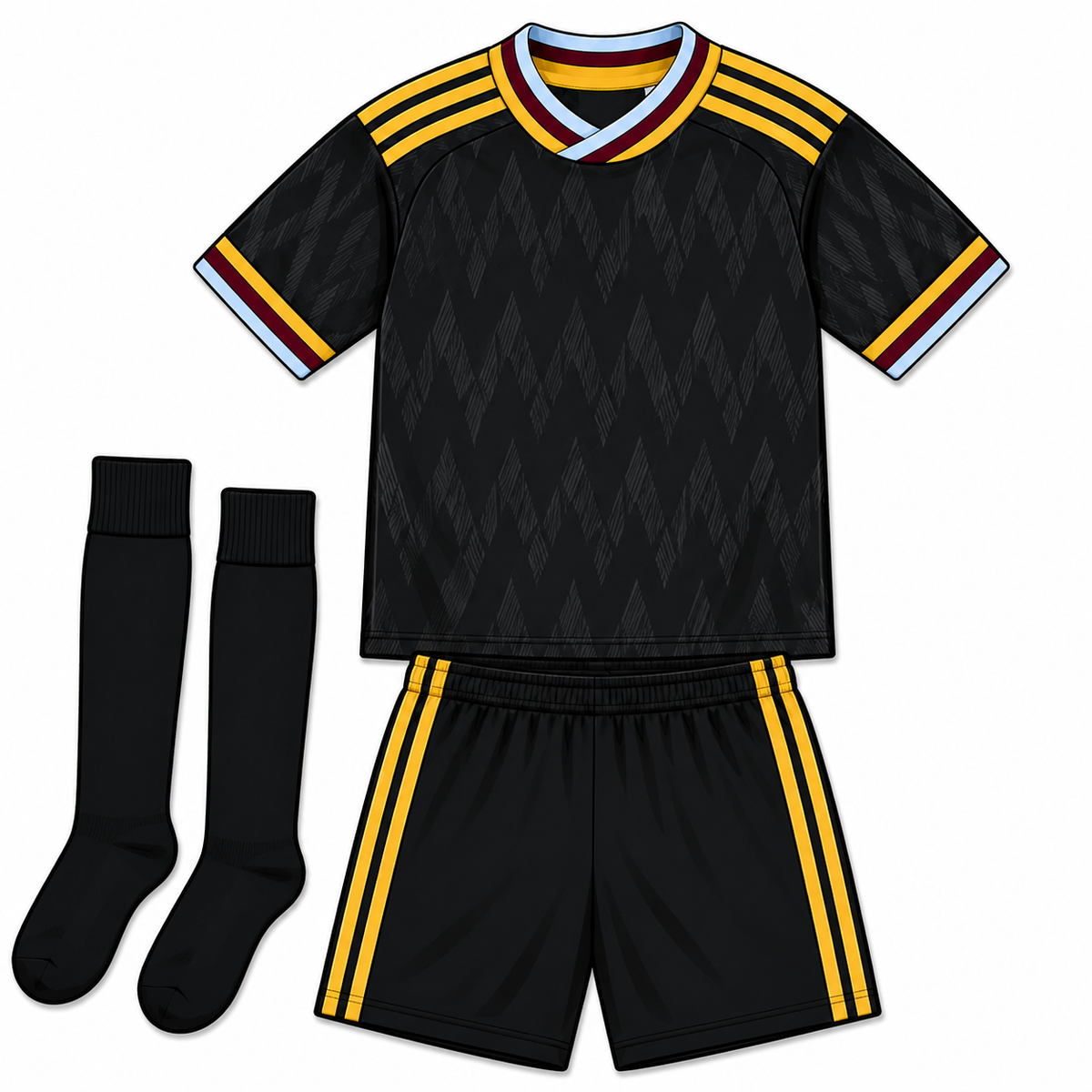 Aston Villa Kids Away Football Kit 2026/27