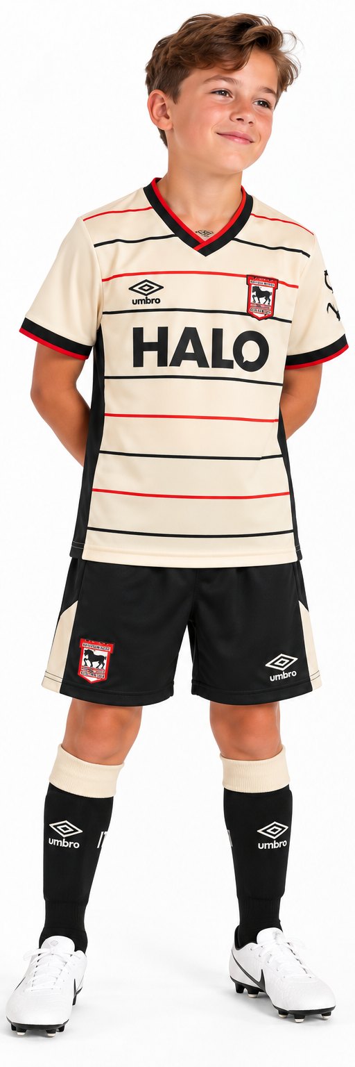 Ipswich Town Away Kids Football Kit 2026/27