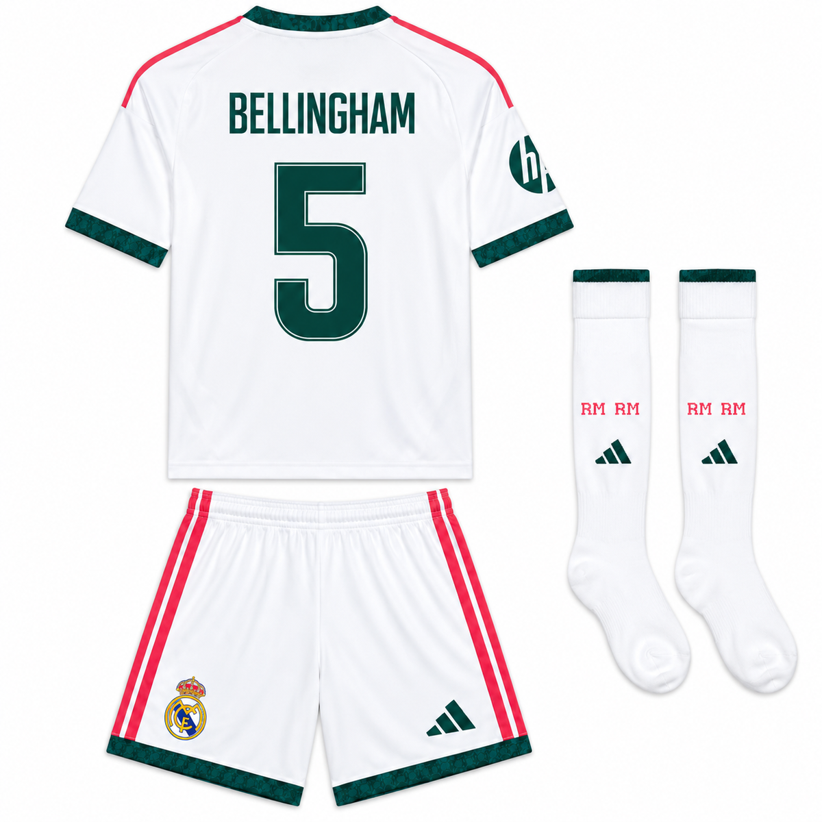 Jude Bellingham Real Madrid Kids Home Football Kit 2026/27 photo 4