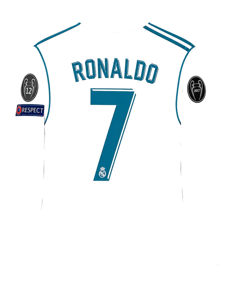 Cristiano Ronaldo Real Madrid 2017/18 Home Shirt